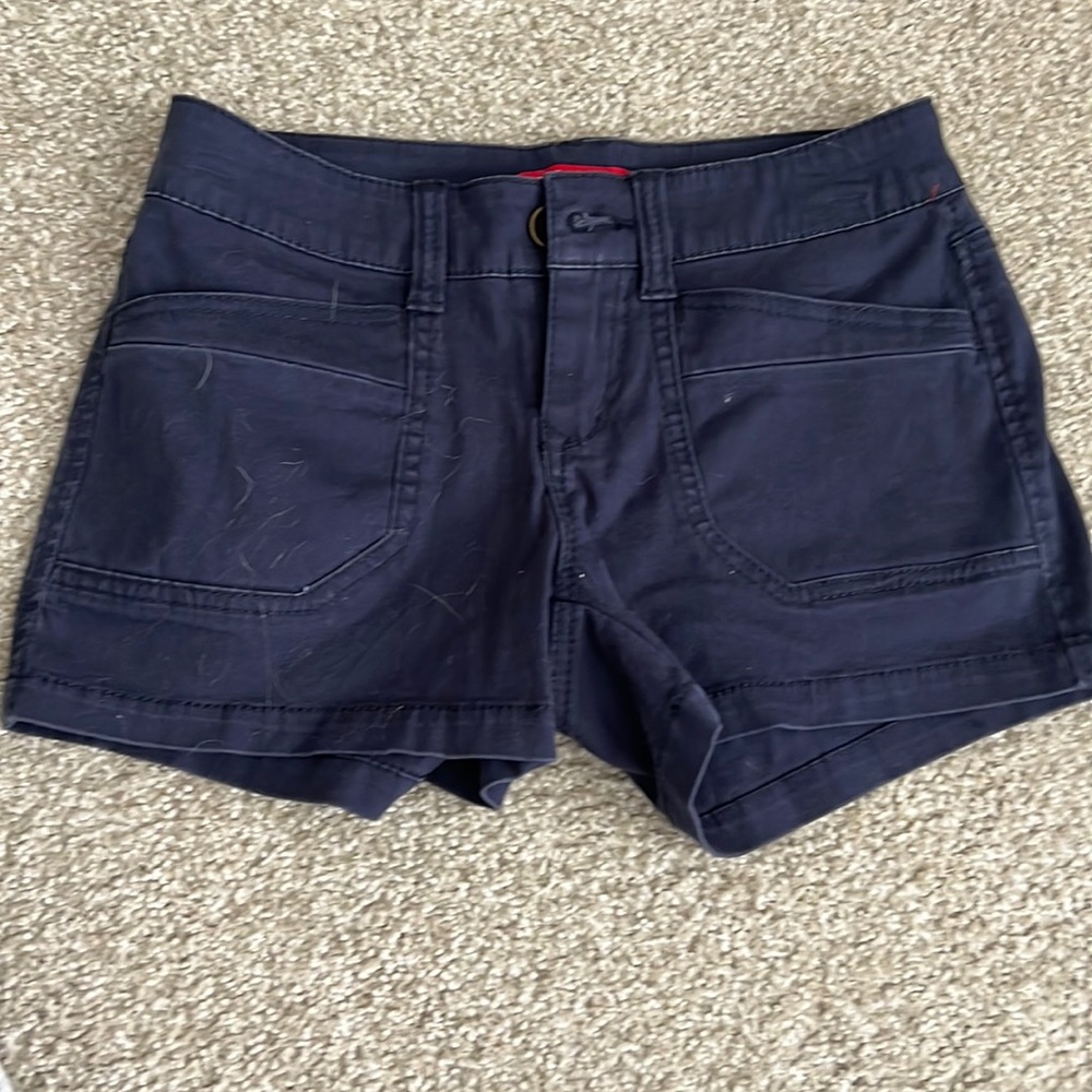 unionbay womens navy blue shorts size 0